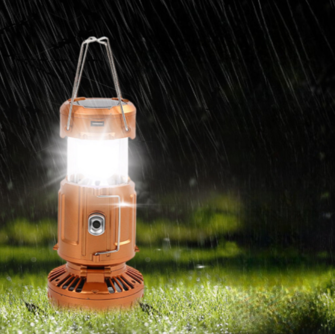 Camping Lights Multifunctional Solar Energy Fan